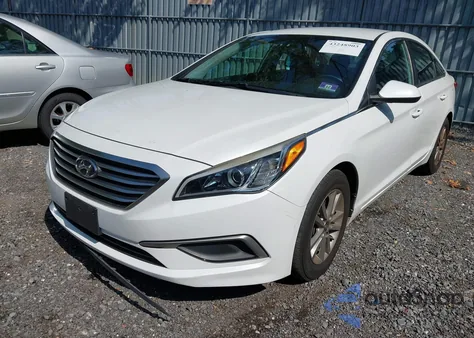 2017 Hyundai Sonata Se z USA, uszkodzony, nr VIN 5NPE24AF7HH484175